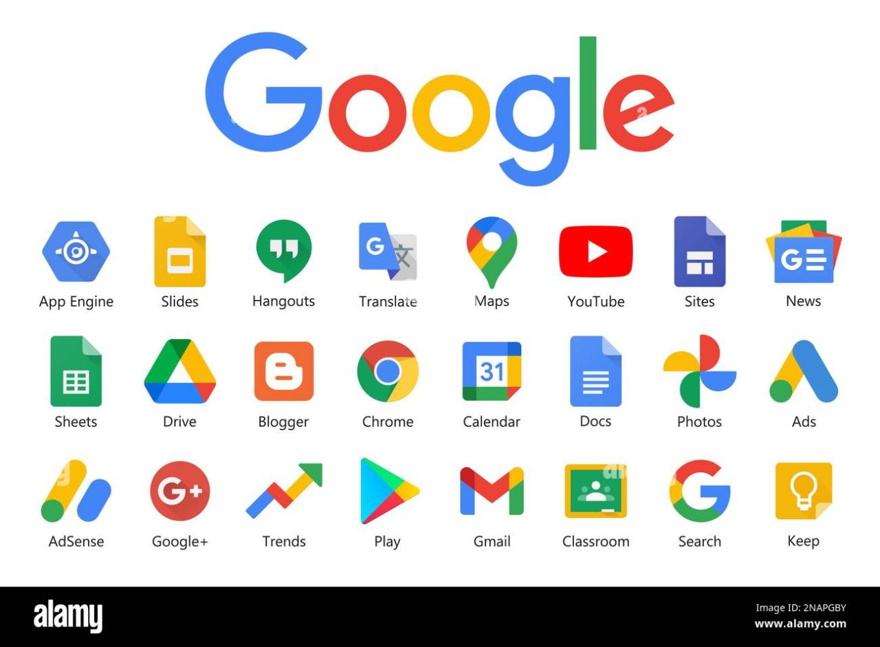 Google Apps Collection of All Google Application Free Vector Download ...